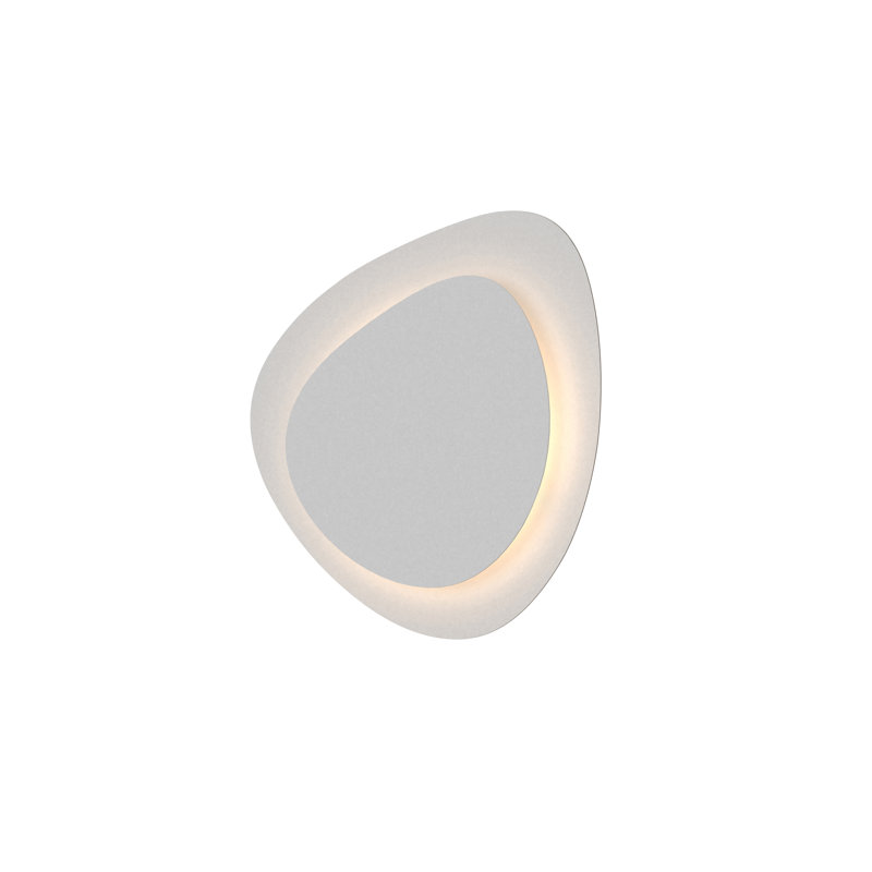 Abstract Panels 1 - Light LED Flush Mounted Sconce, 11.25" H x 11.25" w x 2" D