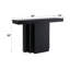 Console Gederts, finition miroir noir AC03870