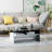 Modern Coffee Table,  2-tier Rectangular Center Table with Storage