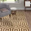 Tapis géométrique ivoire / beige-17264900