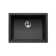 Houzer 24 in Midnite Granite Composite Undermount Single Bowl Kitchen Sink - G-300U MIDNITE