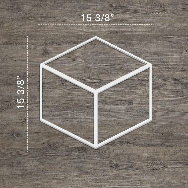 Wall Panel, 15.375" H x 15.375" W x 0.375" D
