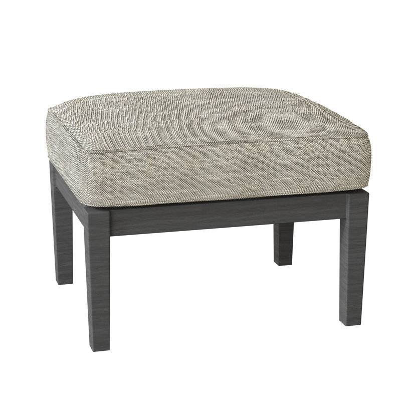 Repose-pieds en treillis en aluminium - Gris ardoise, Argent Rollo, Pas de soudure