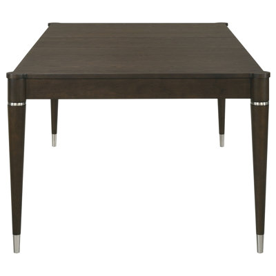 Ash Brown Extension Leaf Dining Table
