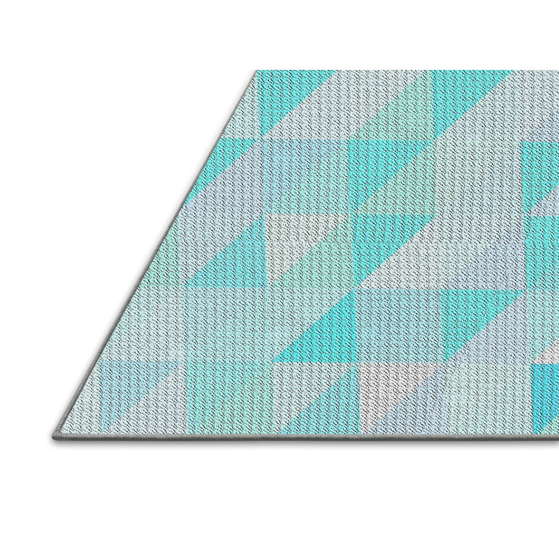 Geometric Indoor Rug, Rectangle 5' x 7'