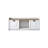 Modern Shoe Cabinet with Numerous Shelves, White & Walnut, 47.2 x 17.7 x 15.7 Inches | 100% Melamine Coated Particle Board, Membrane MDF Doors | Stylish Storage Solution for Entryway & Hallway