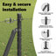 Vidaxl Hexagon Fence Grey Steel-114621985
