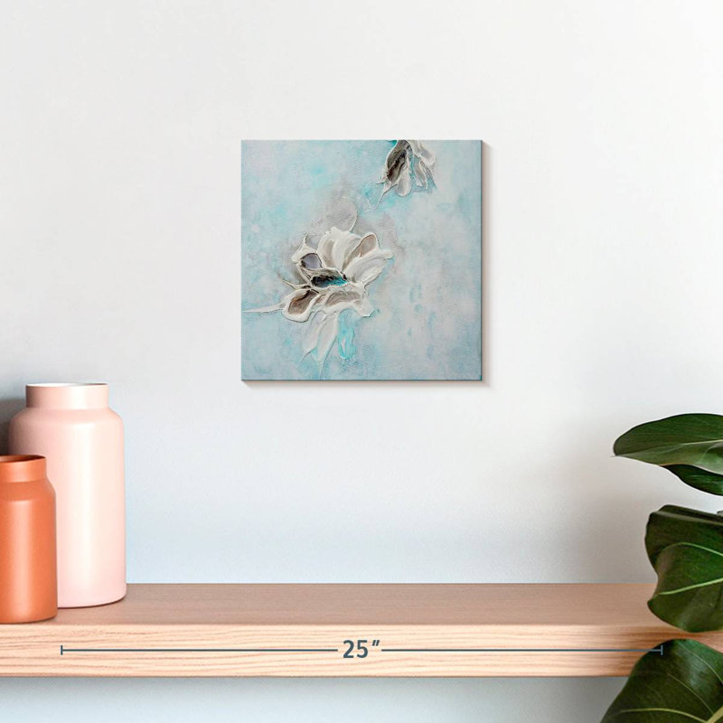 Dans la mer turquoise II, H 10 po x l 10 po
