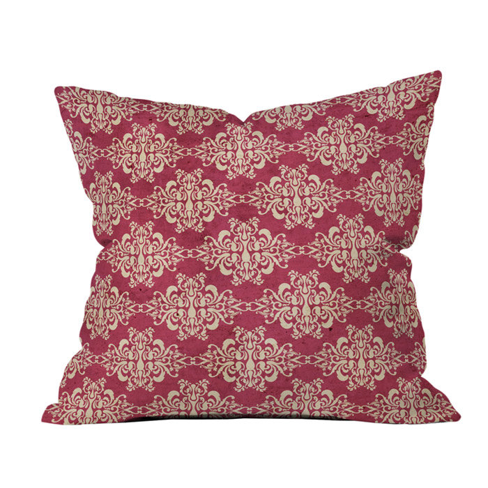 Arcturus Damask Outdoor Throw Pillow