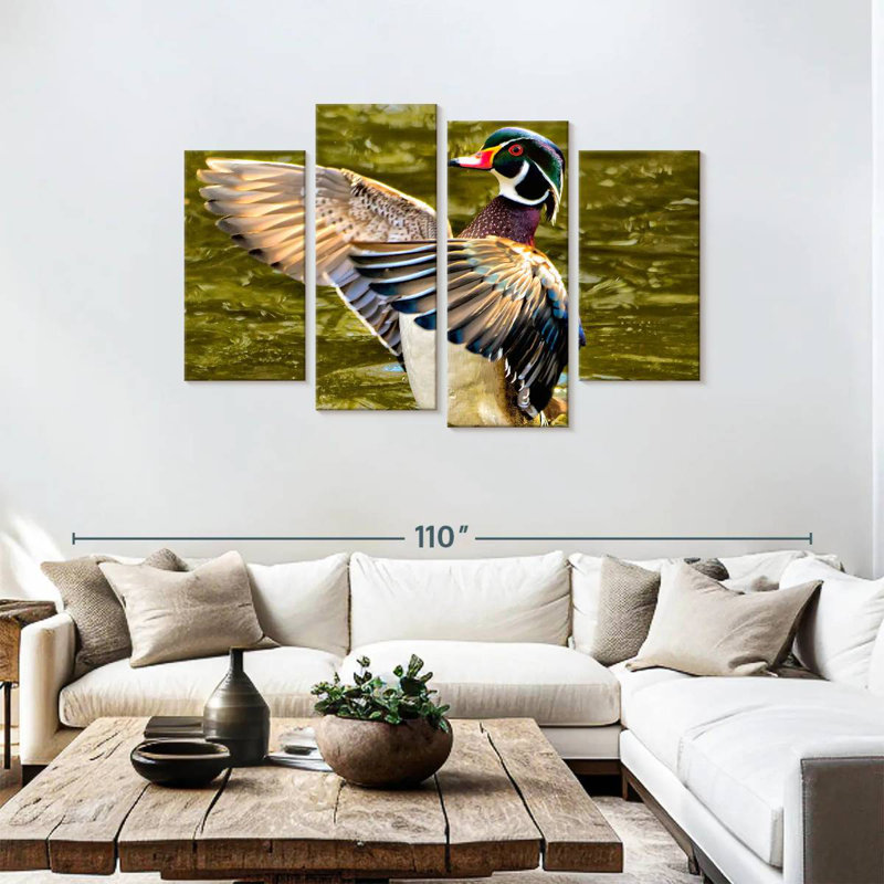 Brampt Duck Flapping Wings, 48" H x 75" W