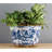 Blue Willow Handmade Cachepot