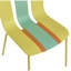 Été - Ensemble de 4 chaises à blocs de couleur modernes à rayures-1224041832