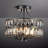 Elonso 12.5" W 4-Light Crystal Semi Flush Mount-223773904