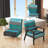 Abstract Colorful Lines Pattern Grunge - Upholstered Modern Accent Chair and Arm Chair-781196892