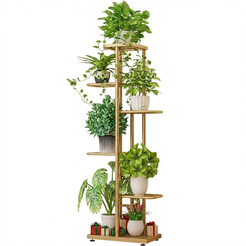 Support à plante à 6 niveaux pour l'intérieur et l'extérieur