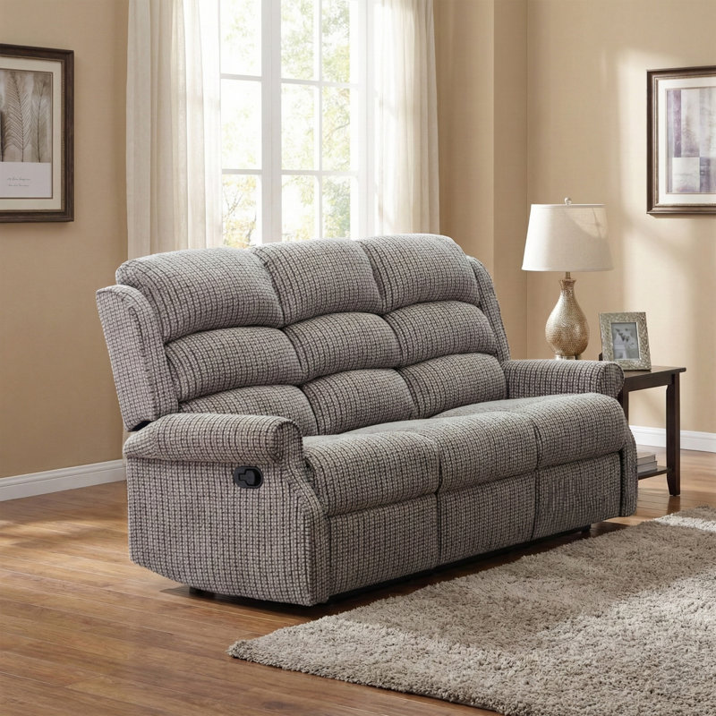 Lainey 2 Seater Reclining Loveseat, Latte, 3