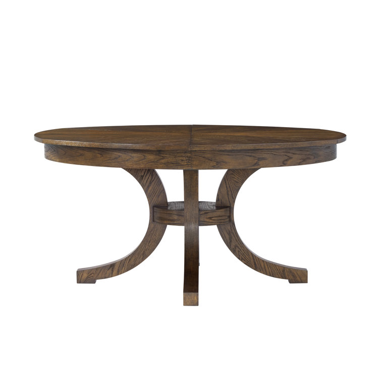 Surrey Extendable Oak Round Dining Table