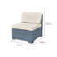 Trinidad Rattan 4 Seat Modular Chaise Lounge Set-792050032