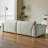 White Genuine Leather Modular Sofa cushion couch-1960822045-1960822044