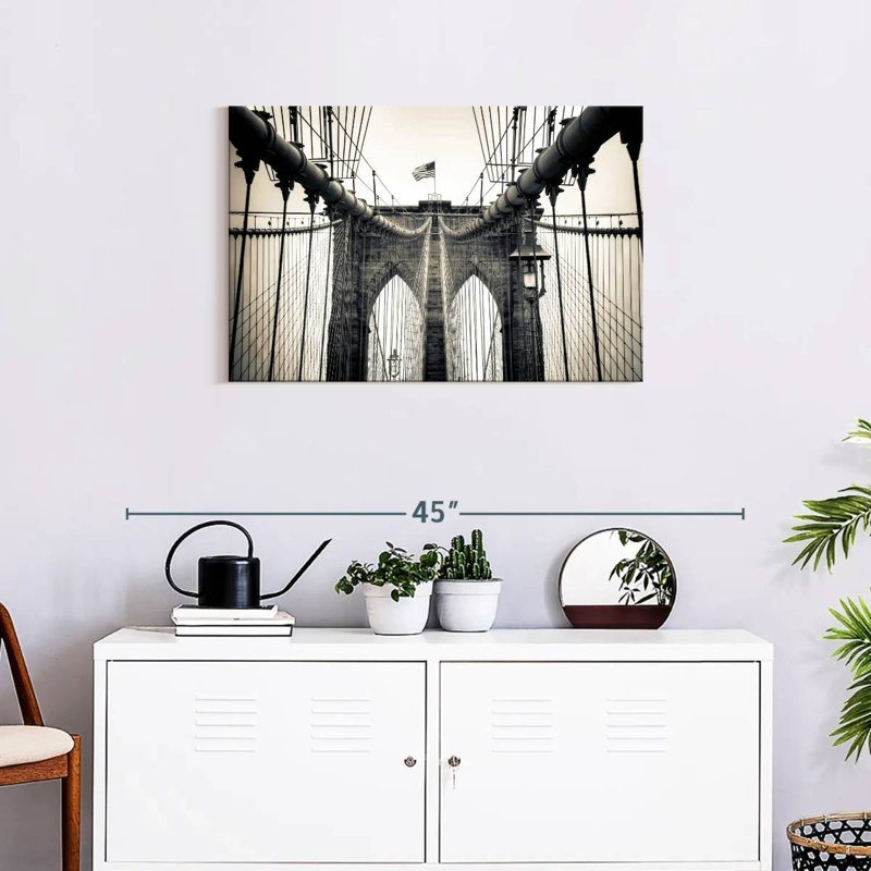 Lilie Brooklyn Bridge Arches, H 20 po x l 30 po