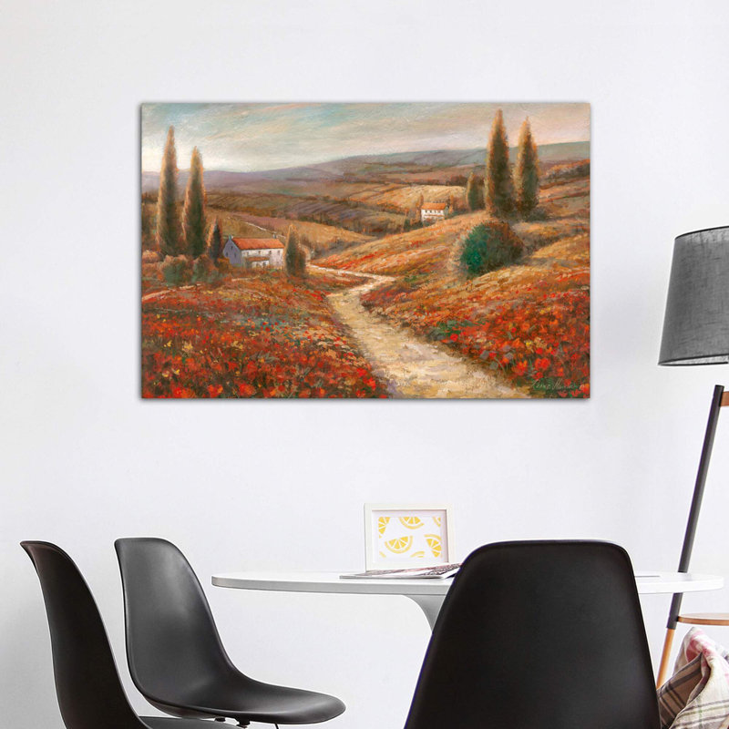 Fields Of Color by Ruane Manning - Wrapped Canvas Painting, 152.5 cm H x 101.5 cm W