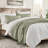 Ribbed Matelassé Cotton Coverlet Set-109664498-105905598
