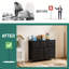 Commode verrouillable 7 tiroirs, meubles de rangement autoportants pour chambre à coucher