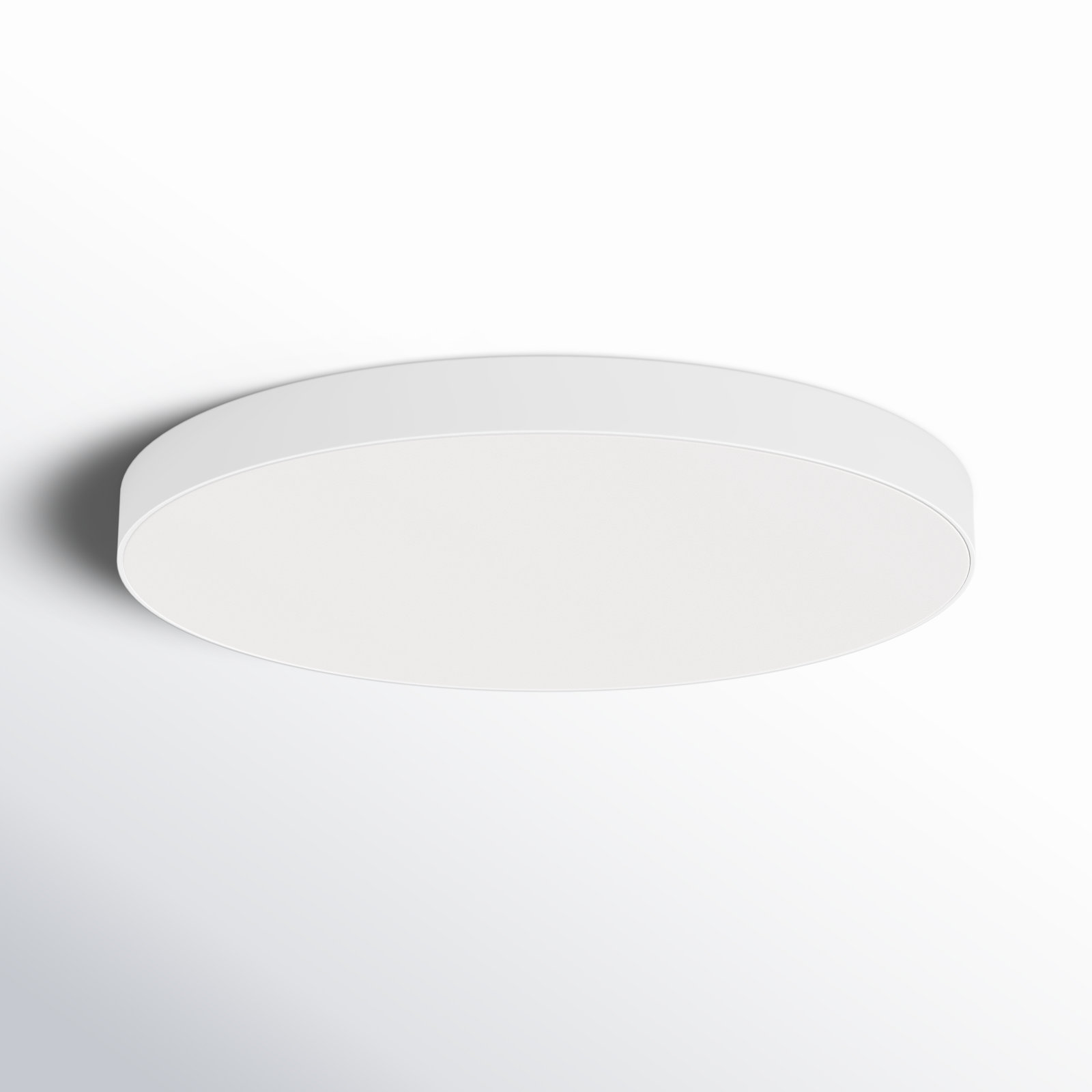 Warrenton Single Light Acrylic LED Flush Mount, 0.75" H 9" W x 9"D, White