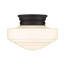 Plafonnier semi-encastré 1 lumière 12 po Melora-688558638-688558636