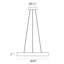 Luminaire suspendu cylindrique à 1 lumière DEL Servare-524499256-524499258