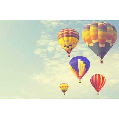 Hot Air Balloon by Captainweeraphan - Wrapped Canvas Print