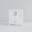 Meuble-lavabo avec comptoir en quartz blanc-1723904574