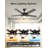 Ceiling Fan With Lights Remote Control, 52 Inch, (5-Blades)-1989200819-1989200817