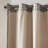 Knitted Jacquard Damask Total Blackout Grommet Top Curtain Panel(Only 1 Pc Panel)-1541547543-1541547544