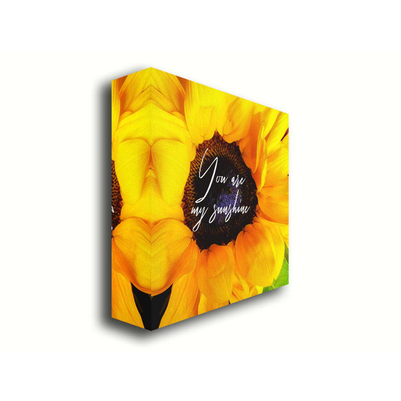 You Are My Sunshine par Hal Halli. Estampe numérique, H 30 po x l 30 po, Toile tendue, Ne s’applique pas