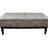 Storage Bench, 48"L x 20.5"W x 19.5"H, Dual Lift, Old-World Print | Black | Wood