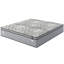 Matelas en mousse viscoélastique imprégnée de gel de 12 pouces pour très grand lit, état, compatible avec base réglable, résultat de la libération, faible vibration, qualité hydrofuge, teinte grise et blanche, maquillage de printemps