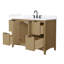 Meuble-lavabo simple avec plateau en quartz Palmilla-124972397-124972402-124972404