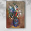 Bouquet de fleurs sur toile tendue par Odilon Redon-2013674203