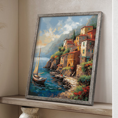 LANDSCAPES Series CCLXVIII Framed Print - Solid Wood