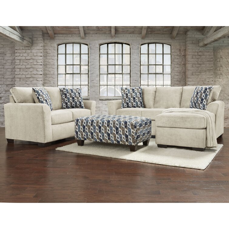 Adrie 3 Piece Living Room Set