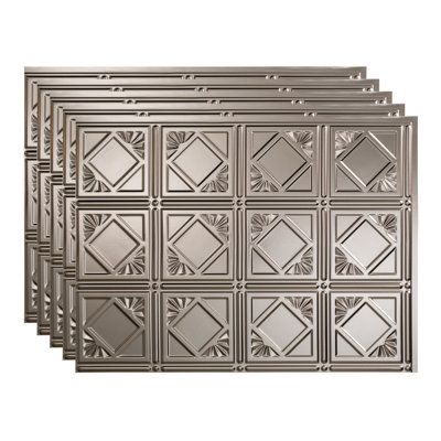 FASÄDE Traditional Style/Pattern 4 Decorative Vinyl 18in x 24in Backsplash Panel