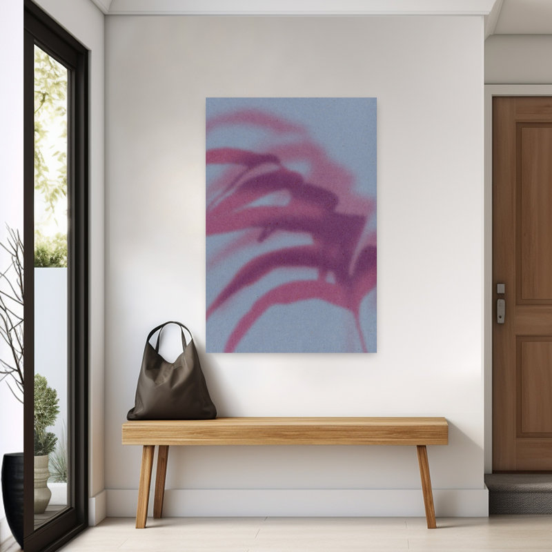 Art mural contemporain contemporain abstrait, 60" H x 40" W