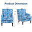 Ensemble de 2 fauteuils transitionnels rembourrés de 27,1 po de largeur (ensemble de 2)-1563238358