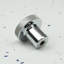 Polished Chrome Knurled Edge Disc Knobs-126282131