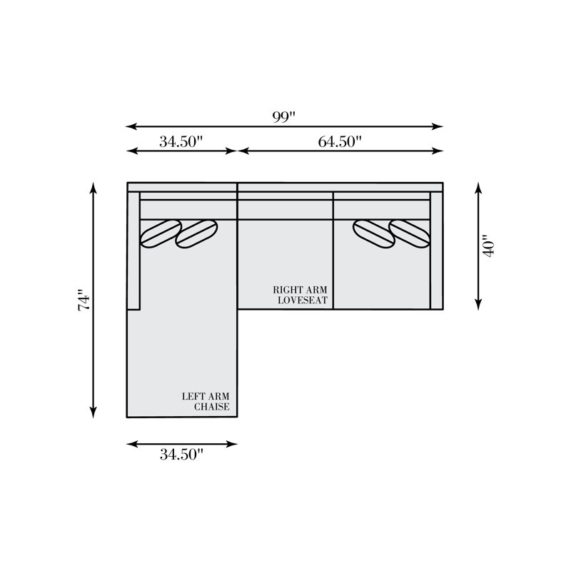 Kelsey Chaise Sectional, 1583-010