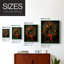 «Christmas Holiday Art DCLXI», reproduction d'art encadrée - bois massif-822374091-822374094