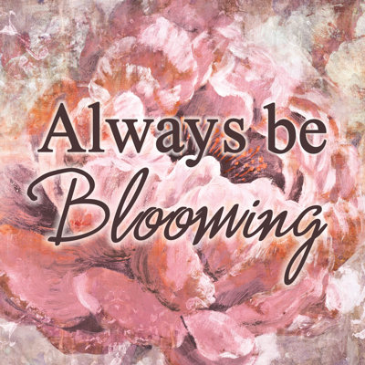 Always Be Flower - Wrapped Canvas Print