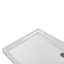 Base de douche en acrylique de coin Streamline l 60 po x P 36 po, drain inclus