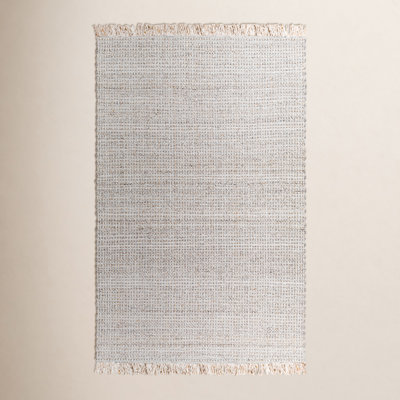 Viewcrest Hand-Woven Taupe Striped Rug
